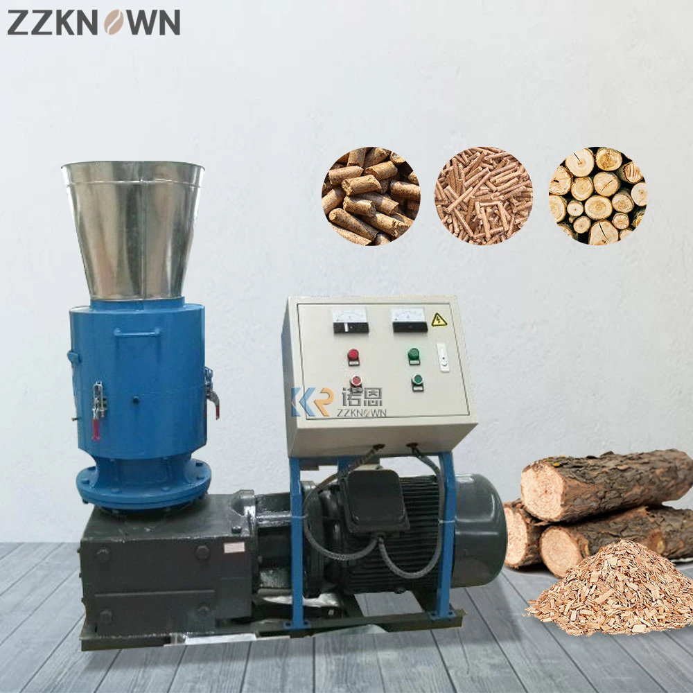 7.5KW Heating Wood Pellets Mills 6MM Wholesale Wooden Pellets Burner Press Sawdust Biomass Pellet Making Machine Europe