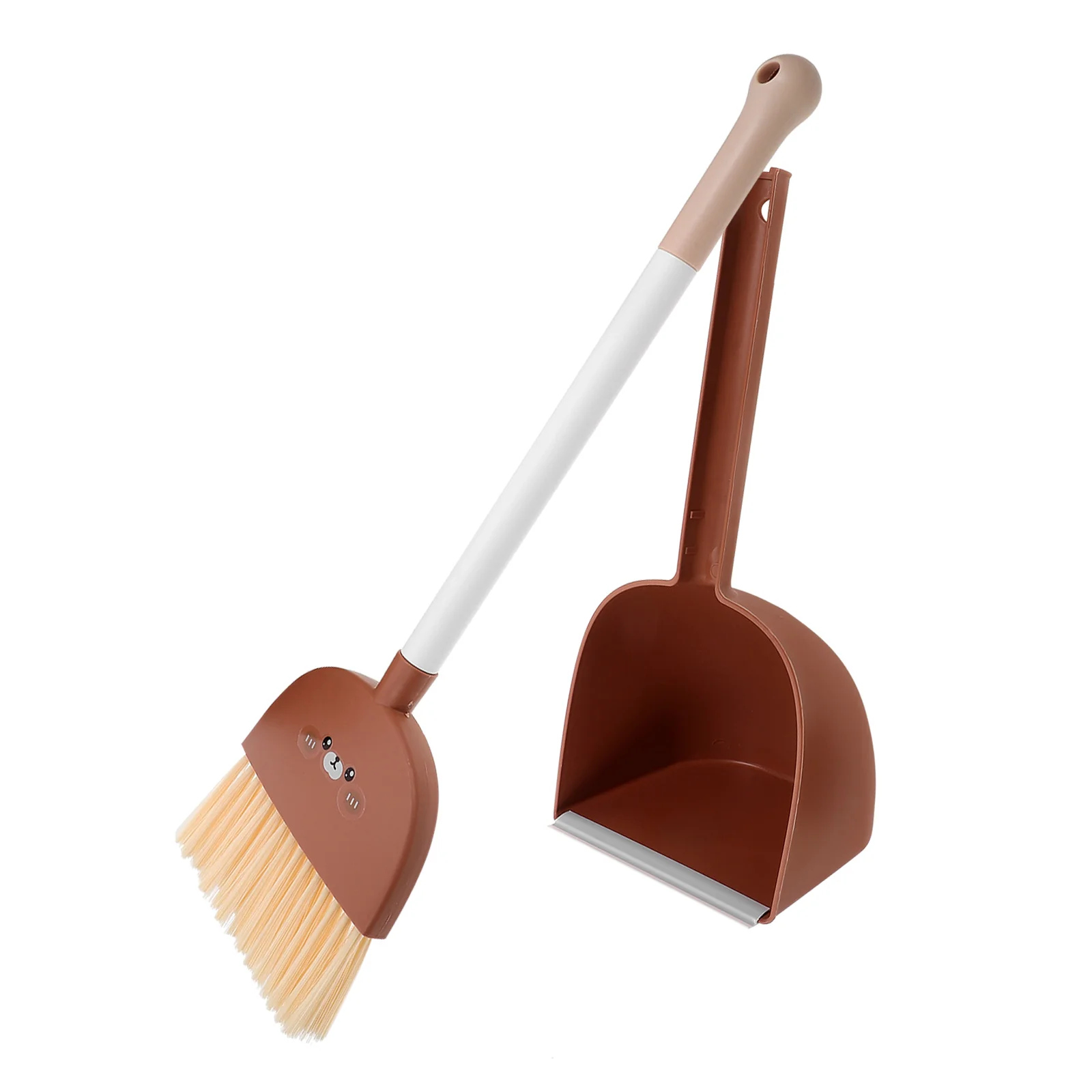 مجموعة واحدة من أدوات تنظيف مكنسة الأطفال البلاستيكية الصغيرة للأطفال الصغار، خفيفة الوزن ومحمولة وصديقة للتخزين #2