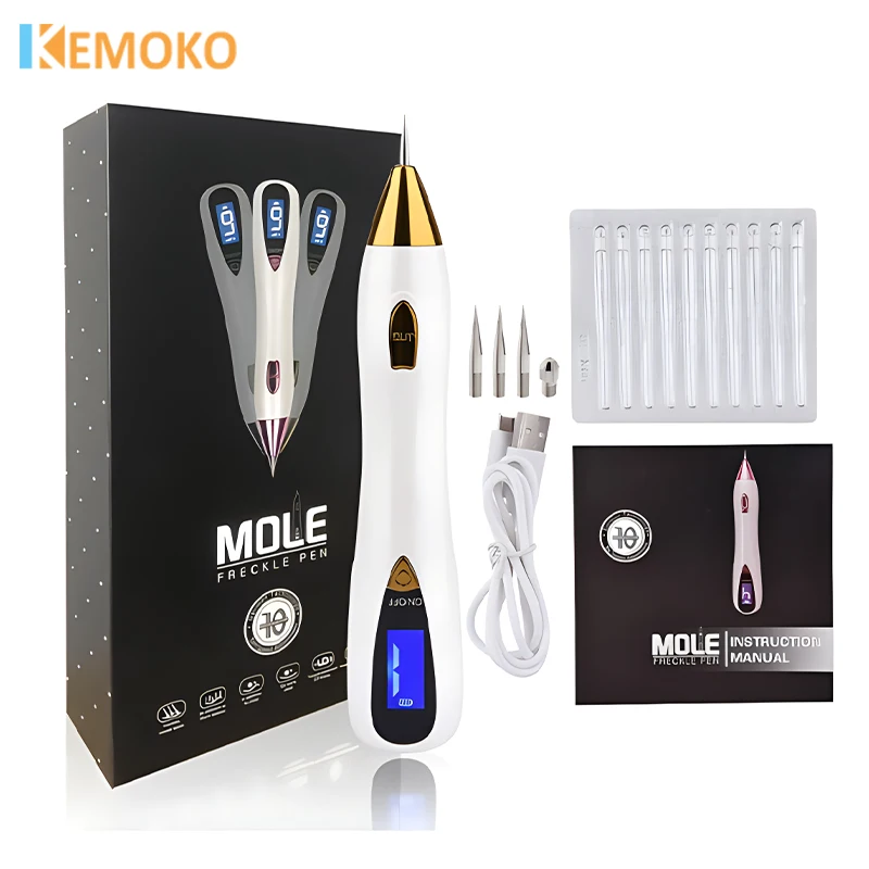 

Electric Freckle Mole Removal Pen Professional Skin Tag Remover Plasma Pen Tattoo Black Spots Dark Spot Remover Tools Skin Care