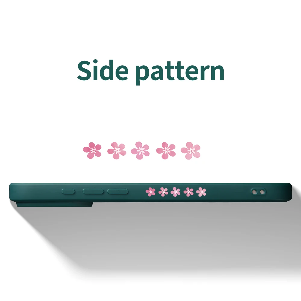 رومانسية زهر الكرز غطاء من البولي يوريثان كوكه آيفون 17 برو ماكس 17 الهواء 16 15 14 13 12 11 برو ماكس XS Max7 8 Plus 16e 16 Plus