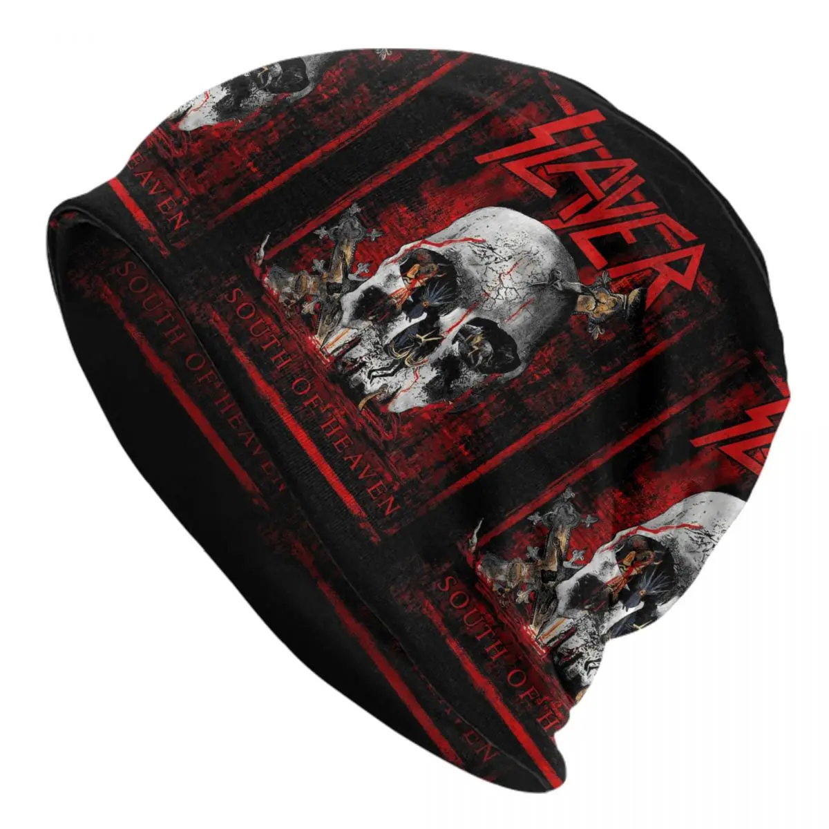 Slayers Thrash Metal Band Bonnet Hat Knit Hats Men Women Cool Unisex Adult Winter Warm Skullies Beanies Caps
