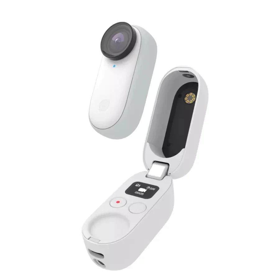 

Insta360 Go 2 Smallest Mini Action for Vlog Video Making for IPhone and Android Sport Mini Camcorder Waterroof