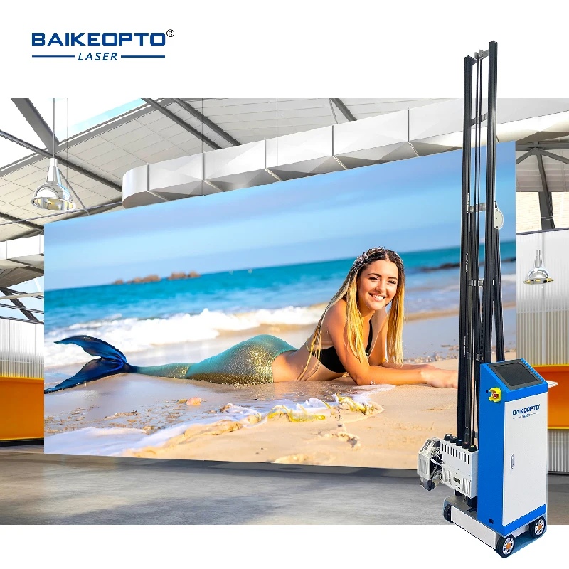 BK-UP1400R เครื่องพิมพ์ผนังแนวตั้ง 3D เครื่องพิมพ์อิงค์เจ็ทสําหรับภาพวาดฝาผนัง