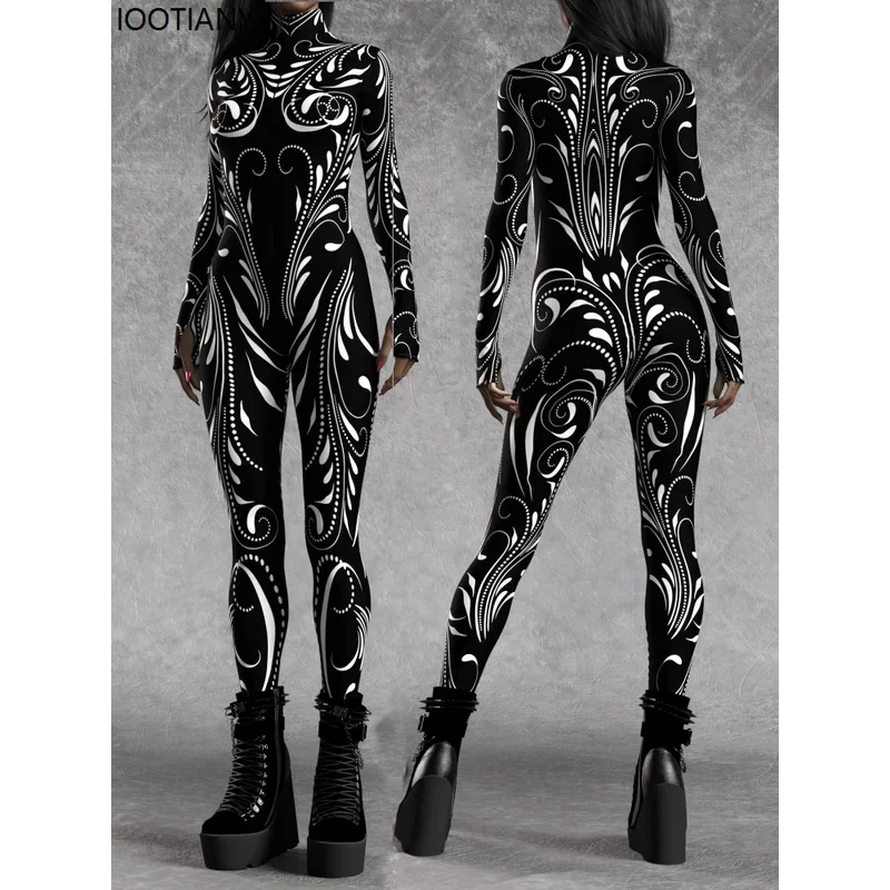 25COSHalloween النساء الميكانيكية ارتداءها تأثيري Cyberpunk نمط القوطية ارتداءها تكنولوجيا المستقبل الإلكترونية كول الهذيان الطرف Se