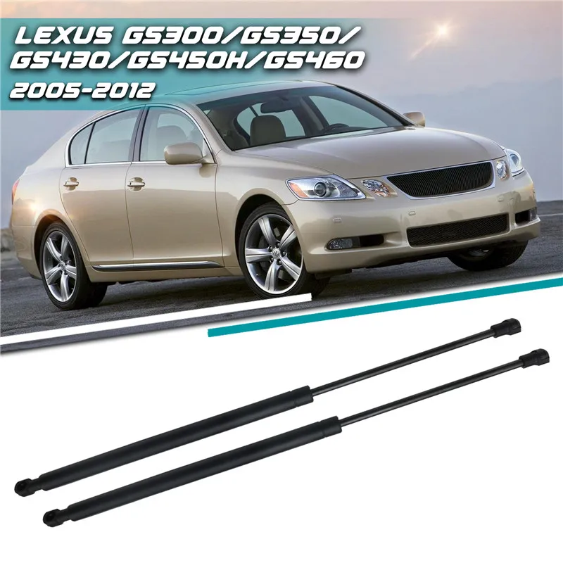 2Pcs/set Car Hood Lift Supports Strut Gas Spring Front Bonnet For Lexus GS300 GS350 GS430 GS450h GS460 2005-2009 2010 2011 2012