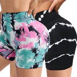 Pantalones cortos de entrenamiento físico para mujer, pantalones cortos ajustados de cintura alta para ciclismo y Yoga, pantalones deportivos transpirables de secado rápido para verano, pantalones para gimnasio y correr