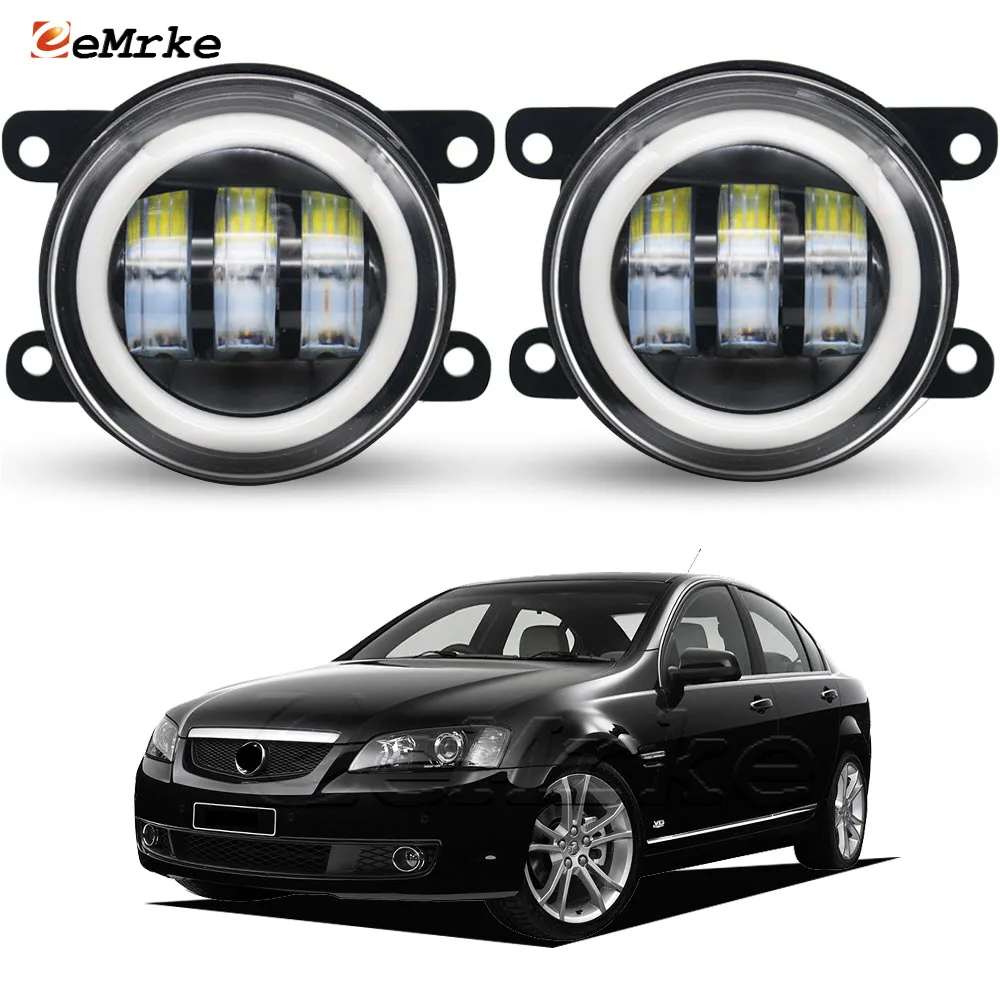 Led Fog Lights PTF 30W Lens for Holden Calais VE 2006 2007 2008 2009 2010 Car Turn Signal Angel Eye DRL Daytime Running Light