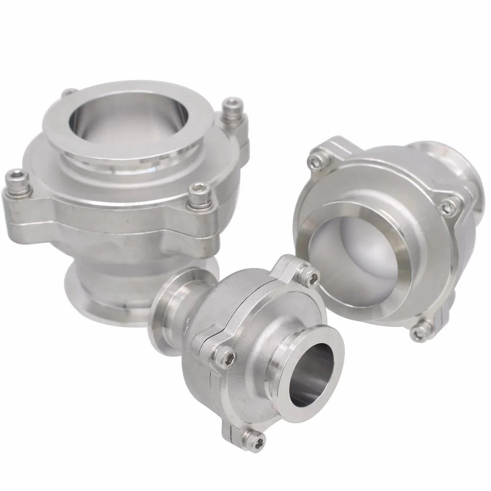 Clamp KF25 OD40mm Stainless steel 304 Vacuum Check Valve,Check Valve Exhaust Check Valve,High Vacuum Pump Exhaust Check Valve