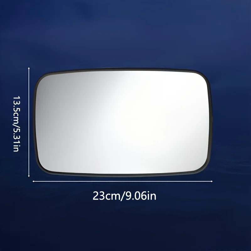 1pc Caravan Motorhome Rearview Mirror Tractor Trailer Wide Angle Broad Vision Square Rearview Mirror Campervan RV Accessory
