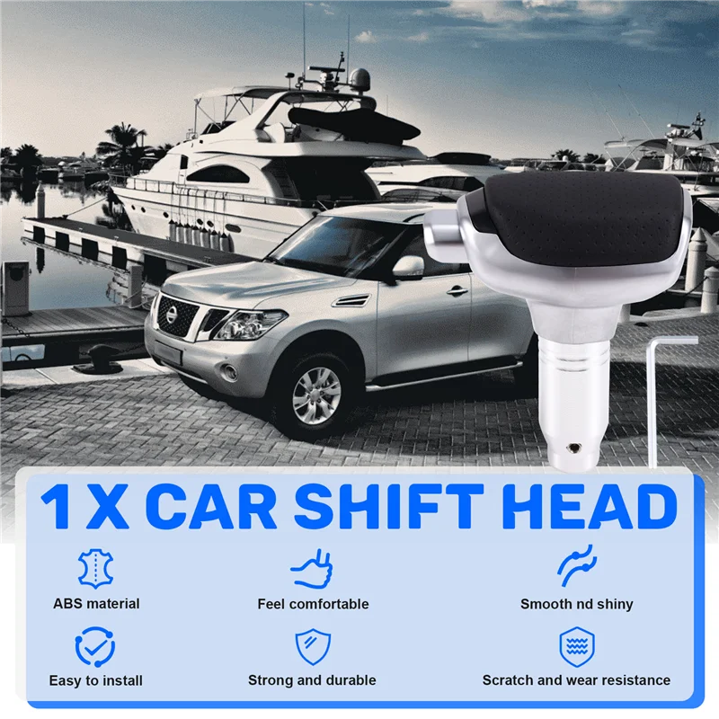

1PC Punched Style Car Shift Head Shift Handball Cross Border Gear Modification Accessories For Nissan Auto Yacht-A02G