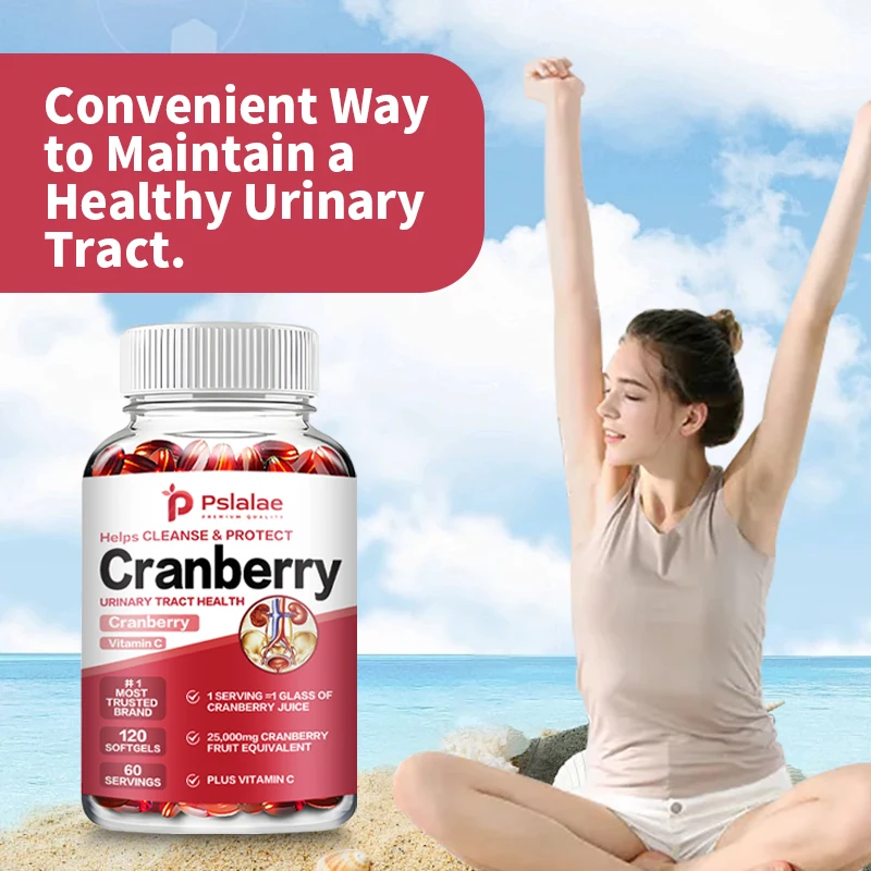 Cranberry Supplements - Support Urinary and Bladder Health, Urinary Tract Health Capsules