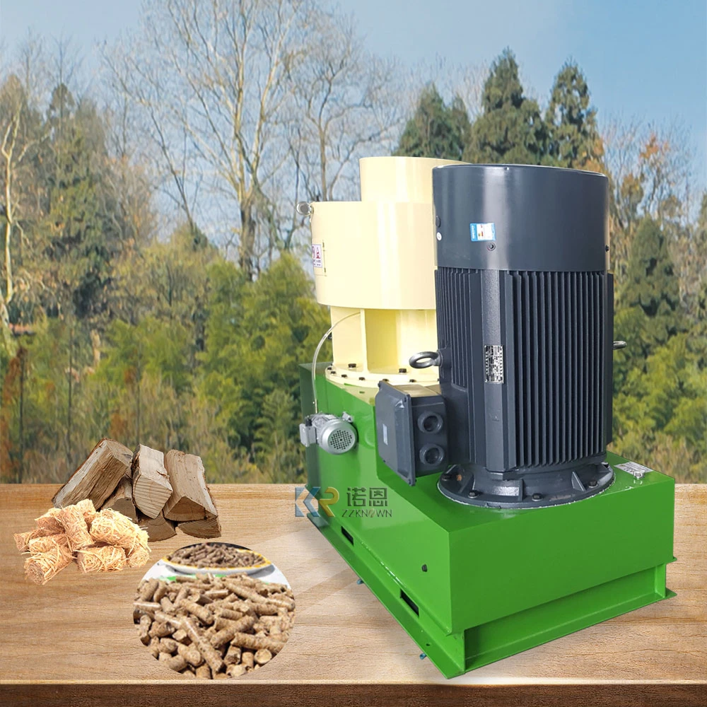 Vertical Wood Rice Husk Pellet Mills Granulating Machine Electric Wooden Pellet Making Machines for Sale