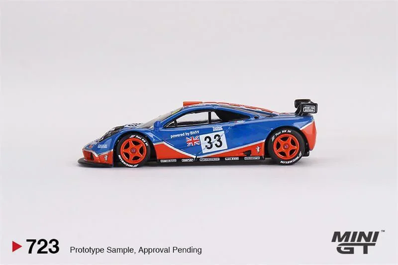 **الطلب المسبق ** MINI GT 1:64 F1 GTR # 33 1996 لومان 24 ساعة LHD دييكاست نموذج سيارة