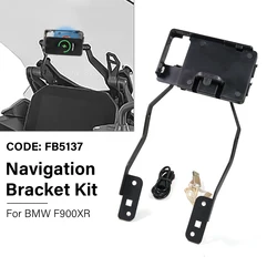 FAIRING BRACKET For BMW F900XR F 900 XR F 900 2020- Motorcycle GPS Navigation Bracket Kit Support Wireless Charging Phone Holder