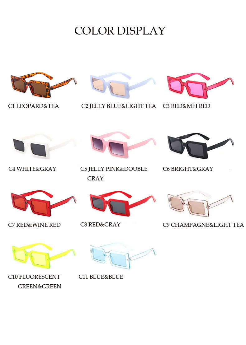 Quadratische Sonnenbrille für Damen, Kleine Rechteckige Sonnenbrille für Damen/Herren, Vintage Retro-Brillen für Frauen – Detail 3