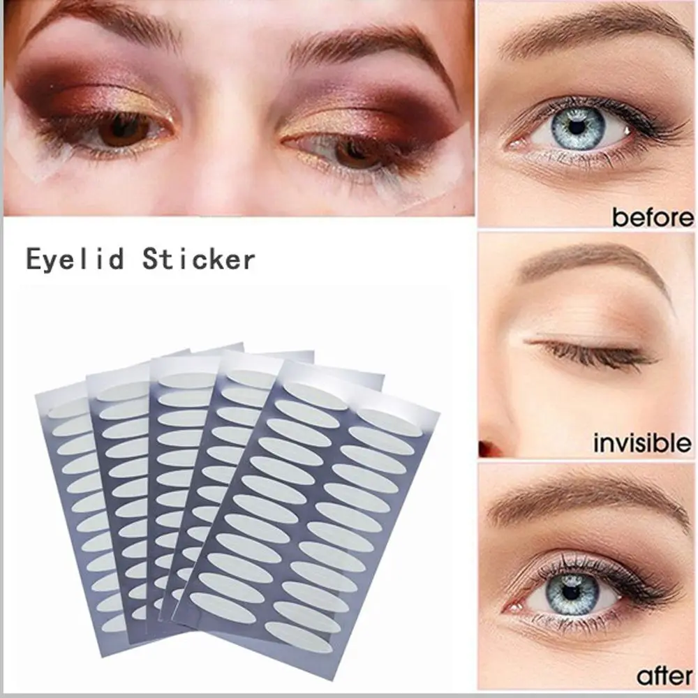 Pegatinas temporales invisibles, cinta de maquillaje, ojos grandes, cinta para párpados, herramientas de maquillaje para ojos, pegatina para párpados, pegatinas para párpados dobles