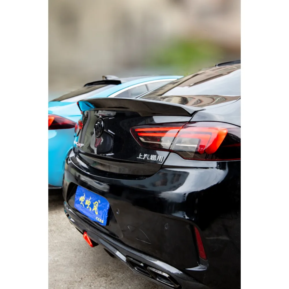 Automotive exhaust accessories For New 2020-2023 Buick Regal GS AMG Carbon Fiber Rear Lip Car Modification Body Kit