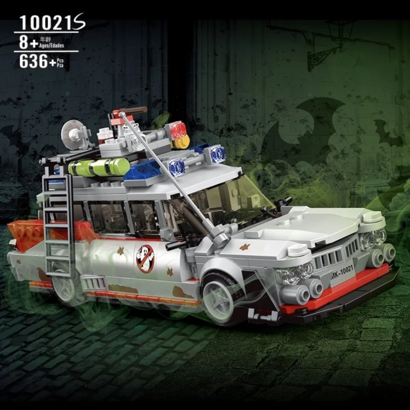 

Mould King Ghost Hunting Bus Building Block Assembly Model Educational Toy10021S