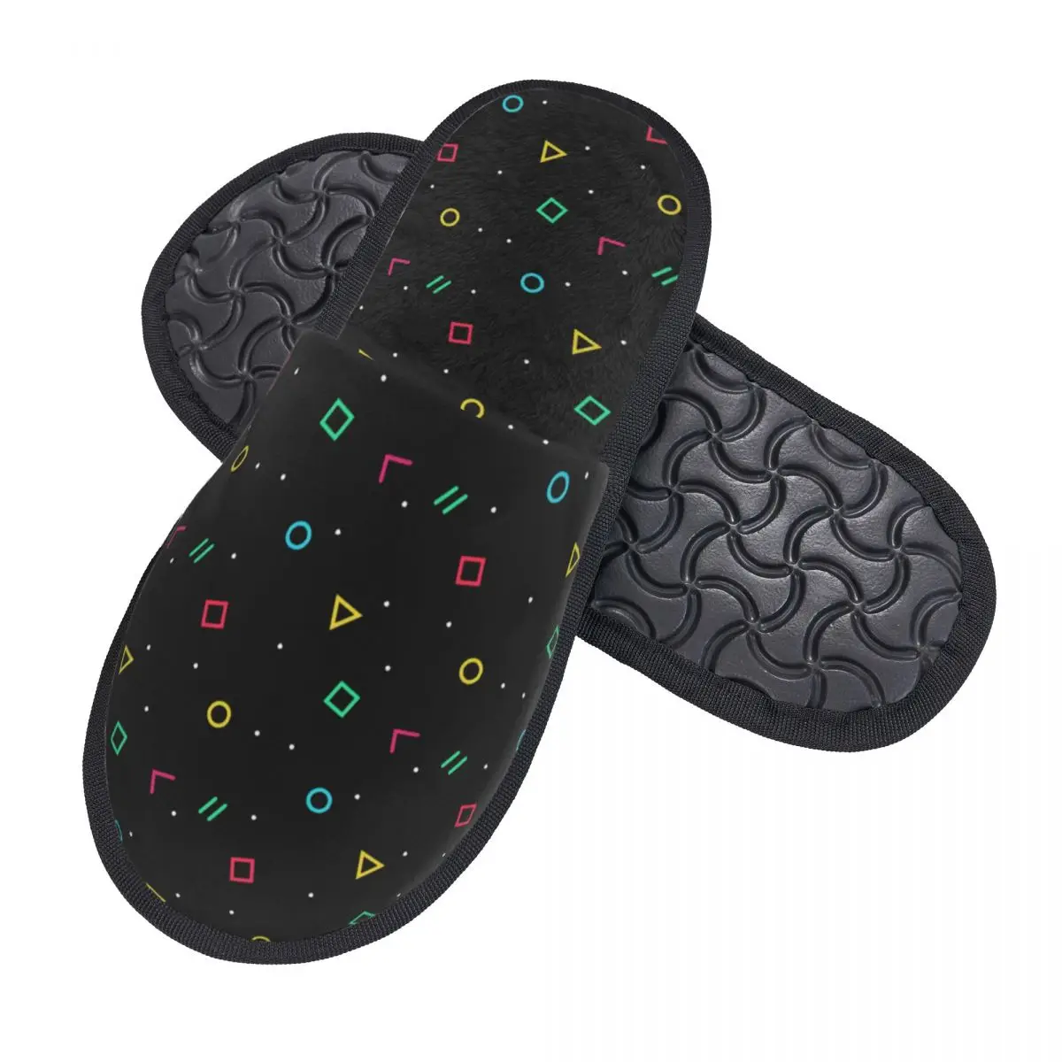 Zapatillas de casa suaves y cálidas para amantes de los videojuegos, pantuflas mullidas de espuma viscoelástica para interiores y exteriores, controlador de juegos personalizado