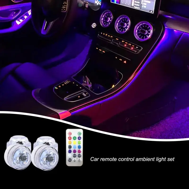 Under Car Neon Light Kit Wireless Ambient Lighting Music Sync Led Lights Remote Control Automotive Lights For Car Interior &