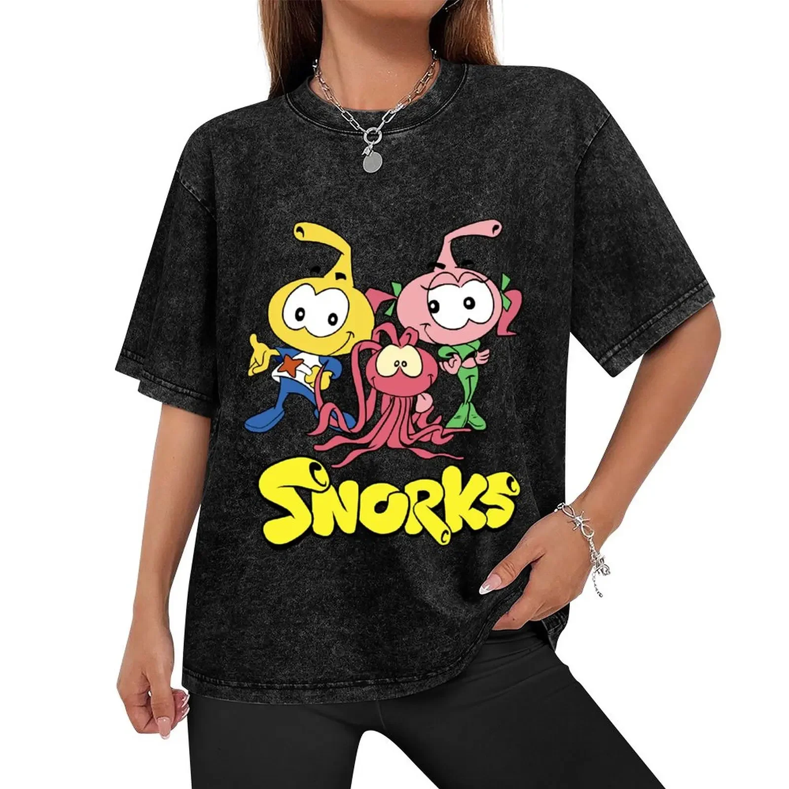 Snorks T-Shirt street wear quick drying slim fit t shirts for men