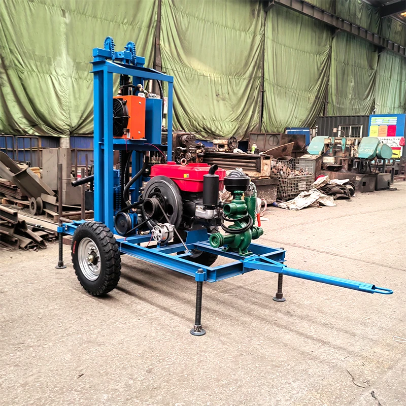 

Portable Industrial-Grade Drilling Rig Fast Delivery Hydraulic Pump Water Well Rig High Efficiency Water Well Drilling Rig