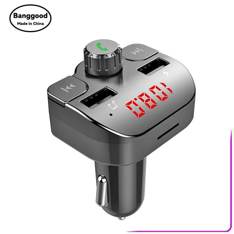 G15 Bluetooth Wireless Car kit Handfree FM Transmitter Dual USB Car Charger 2.1A MP3 Music TF Card U disk Music Player Adapter