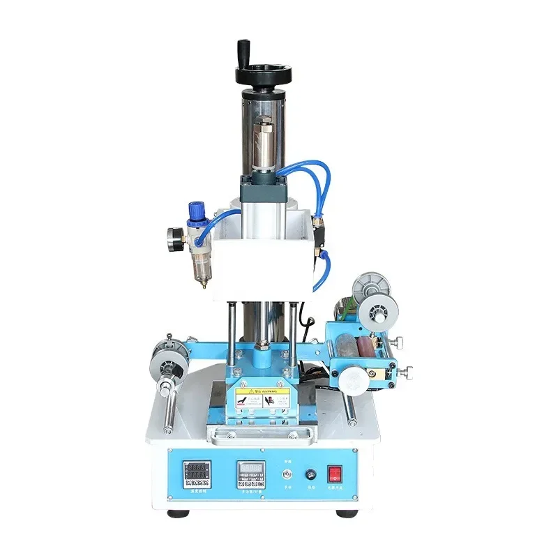 Wood automatic roll paper counting, branding and indentation machine