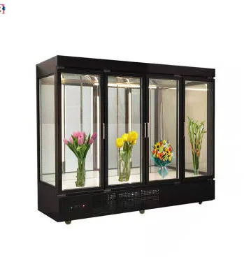 Used Flower Refrigerator Refrigerated Showcase for Flower Fresh Flowers Display Refrigerator