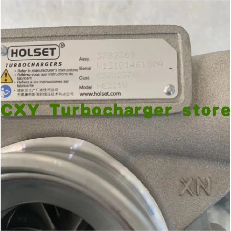 

USED GENUINE HOLSET Turbo Turbocharger for HE221W 3782369 3782373 3782376 Dongfeng CUMMINS (DCEC) ISDe140 4.5L 103KW