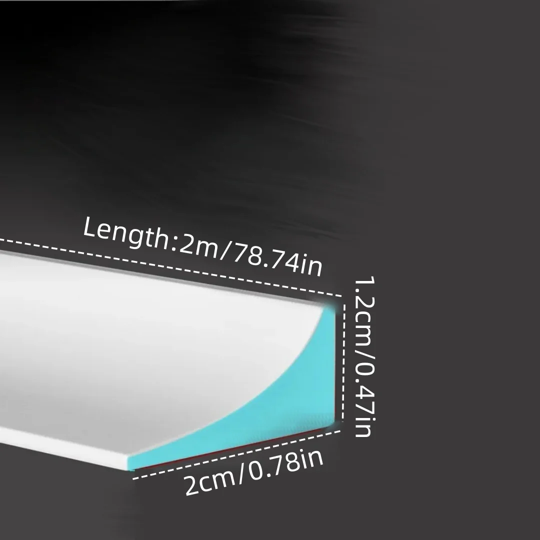 Bathroom Retention Water Barrier Strip Basin Water Stopper Water Retaining Strip Dry & Wet Separation Strip Bar