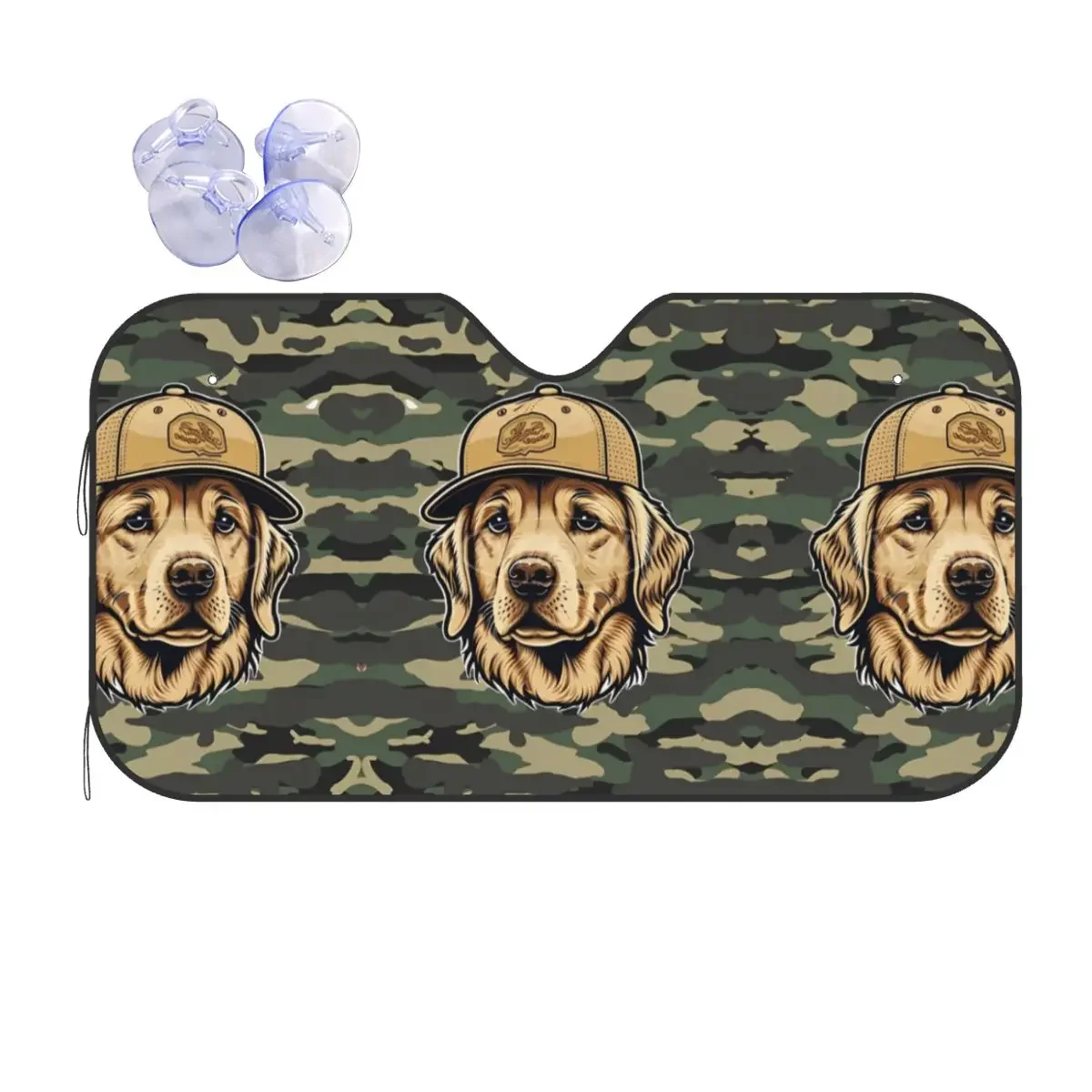 

Собака милая креативная ветровое стекло Sunsha 70x130 см фольга автомобильные аксессуары Sunsha чехлы