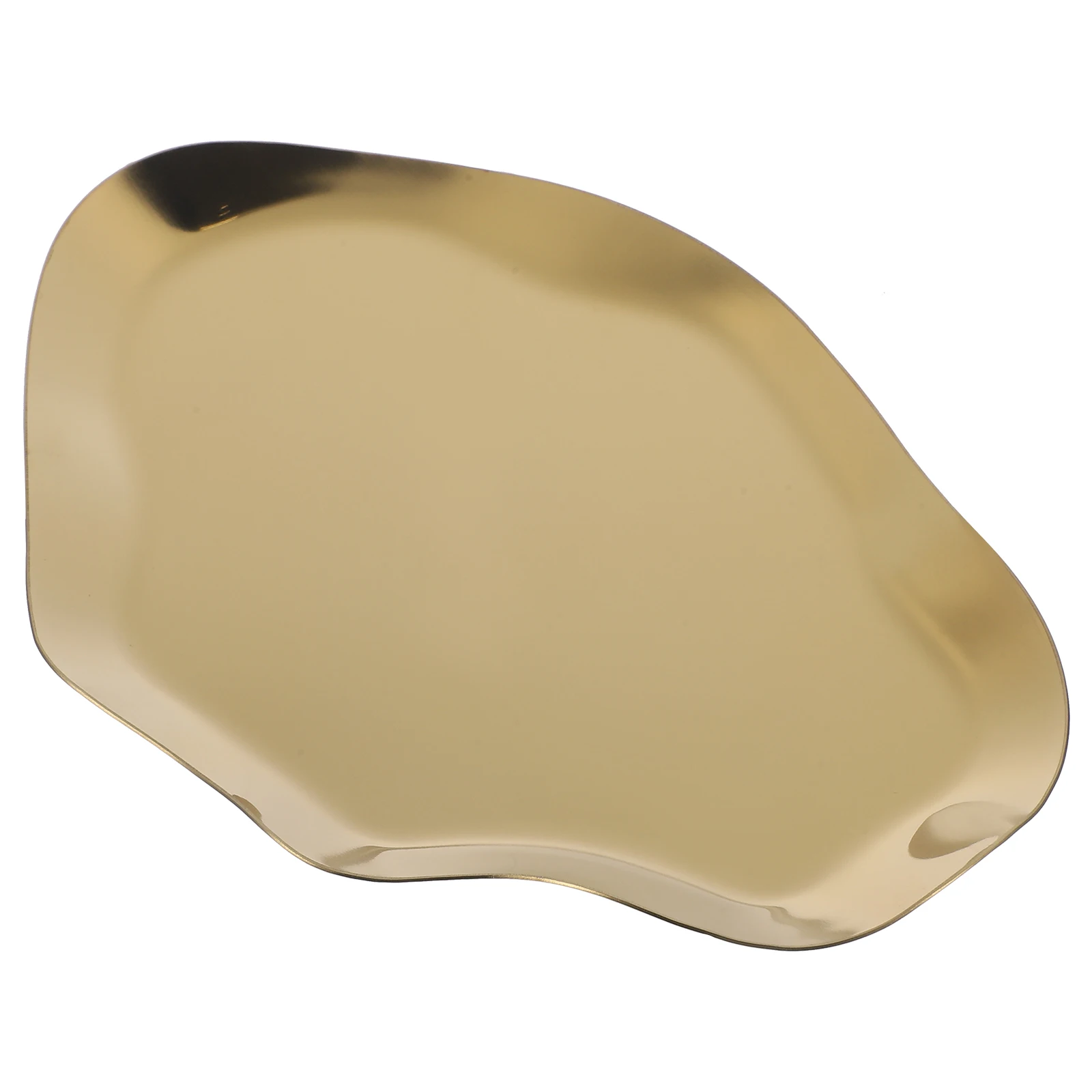 

Metal Tray Jewelry Dish Stainless Steel Silver Color Storage Trinket Tray Ring Dish Home Office Use Decorative Plate Holder