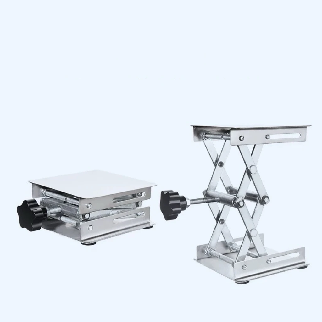 Stainless Steel Lifting Table Woodworking Machinery Router Lifter Adjustable Engraving Laboratory Lift Platform Carpentry Tools