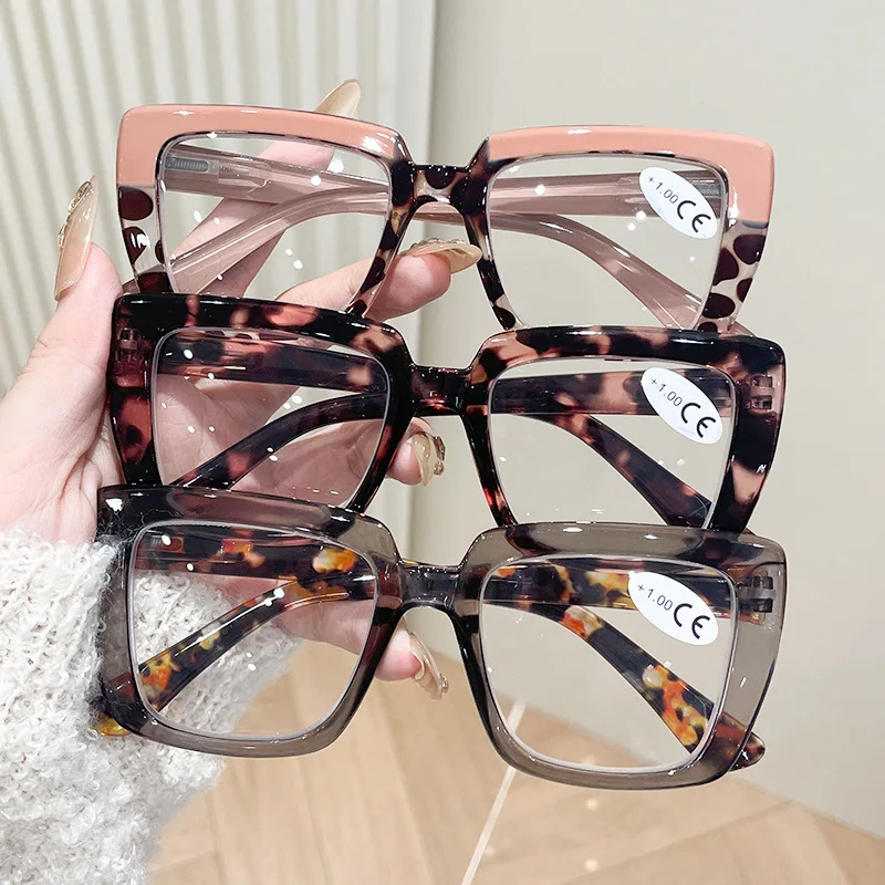 + 1.0 ~ + 4.0 lunettes à ressort lunettes de lecture de jambe lunettes de Protection des yeux d'affaires à la mode charnière en métal lentilles haute définition