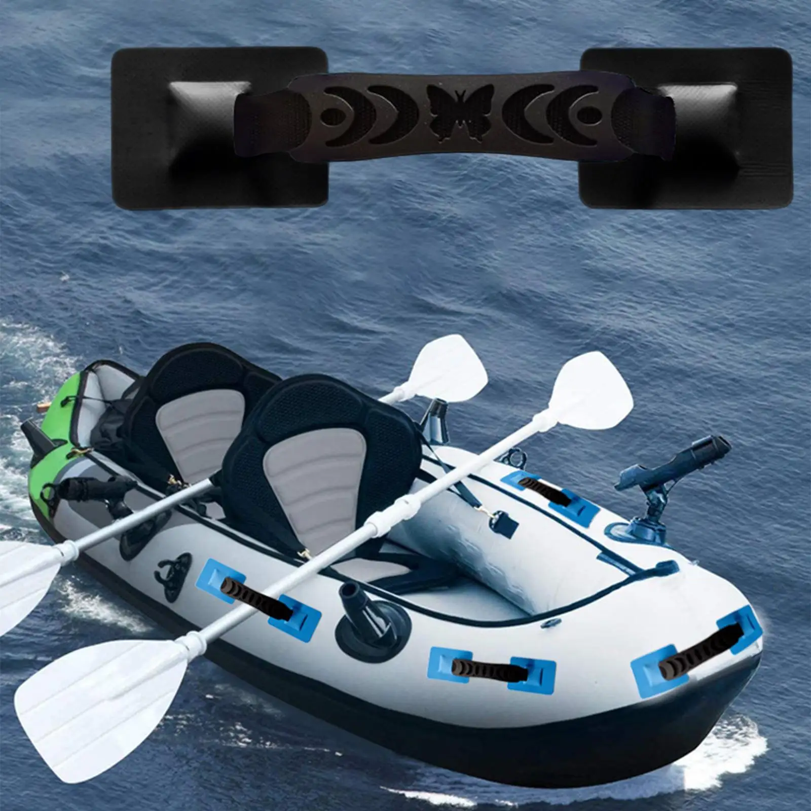 PVC nylon seat belt patches for canoe surfboard, durable to prevent slipping,