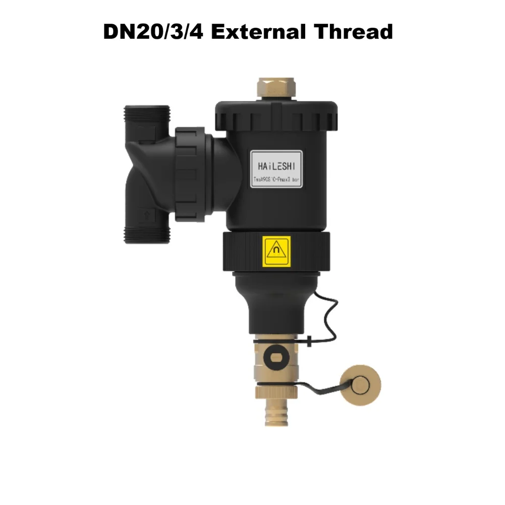 magnetic-heating-filter-for-boiler-system-water-purification-rust-impurity-separator-with-ball-valve-dn20-dn25-black
