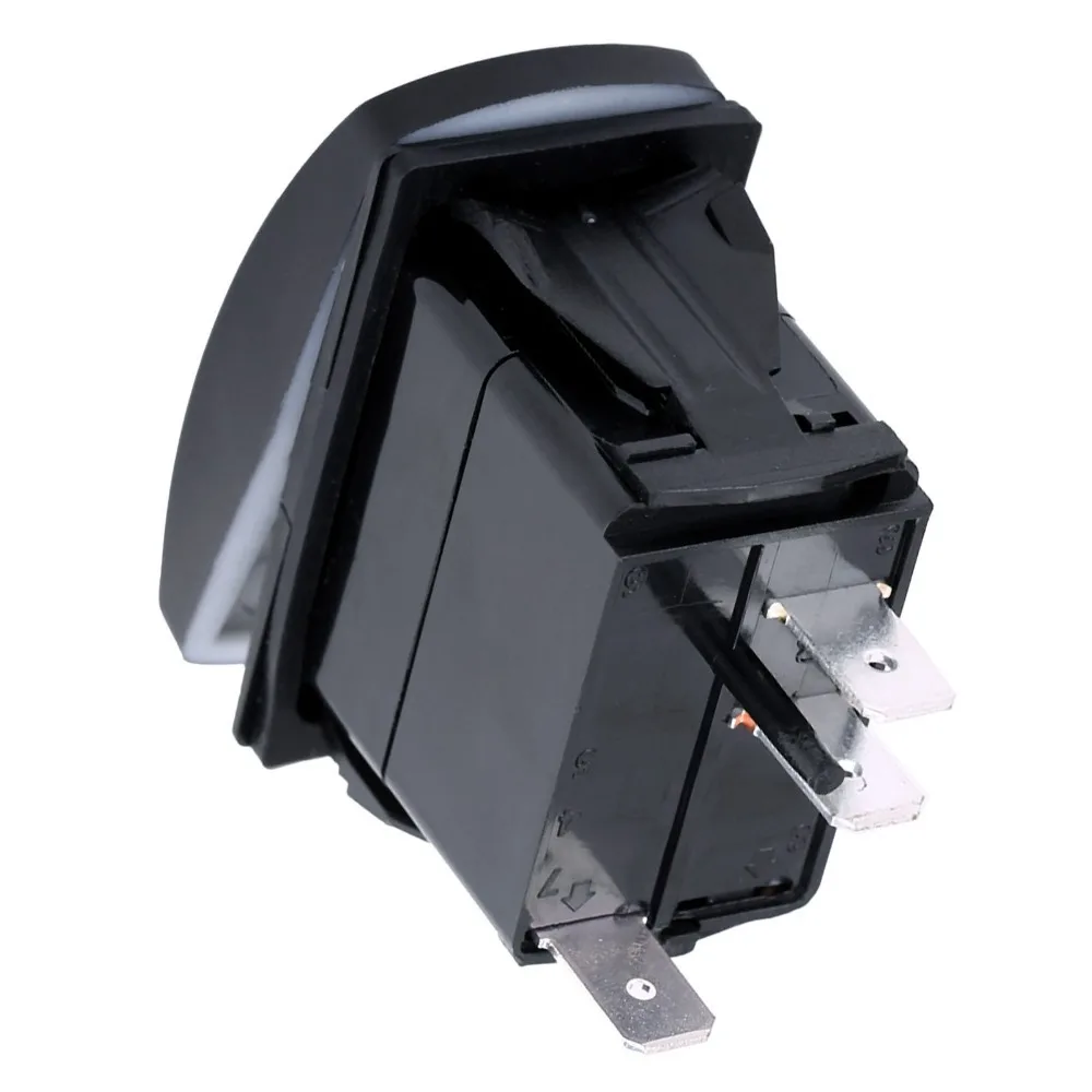 12V-24V Rocker Toggle Switch 3 Pin Waterproof Design On Off Rocker Switch On Off Function Horn Rocker Switch For Car Caravan