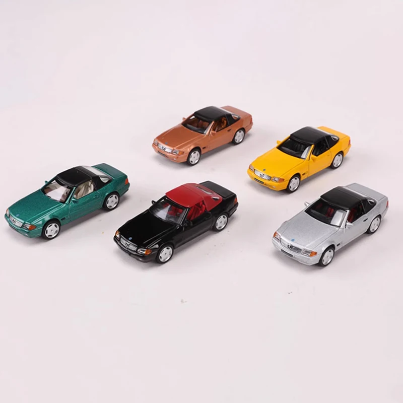 DCT 1:64 Scale SL500 Convertible Sports Car Alloy Car Model Ornament Souvenir Display Collection Hobby Gift