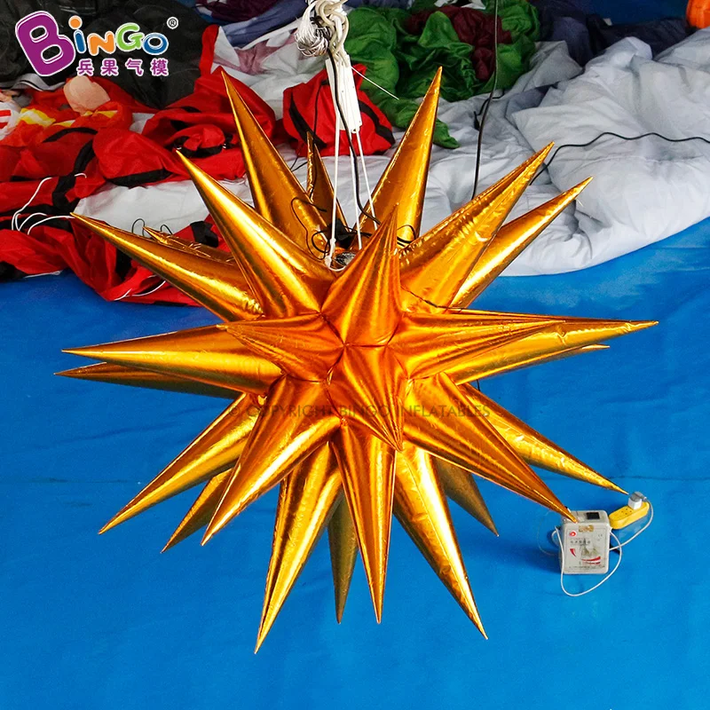 Hanging Inflatable Star Lights Balloon For Event Party Bar Decoration Advertising Prop