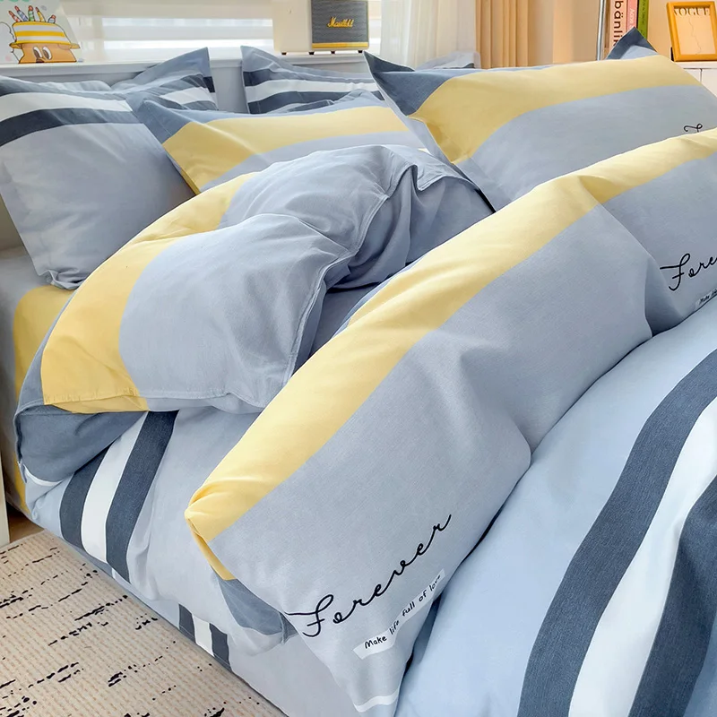 4-piece bedding set comforter set Soft and comfortable for be suited to four seasons Suitable for the room dormitory