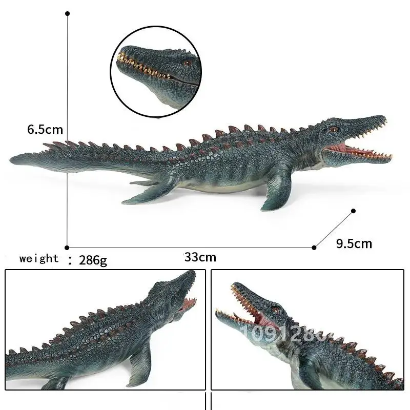 Simulação quente dinossauro realista mosasaurus figuras de ação animais marinhos modelo coleção educacional crianças brinquedo