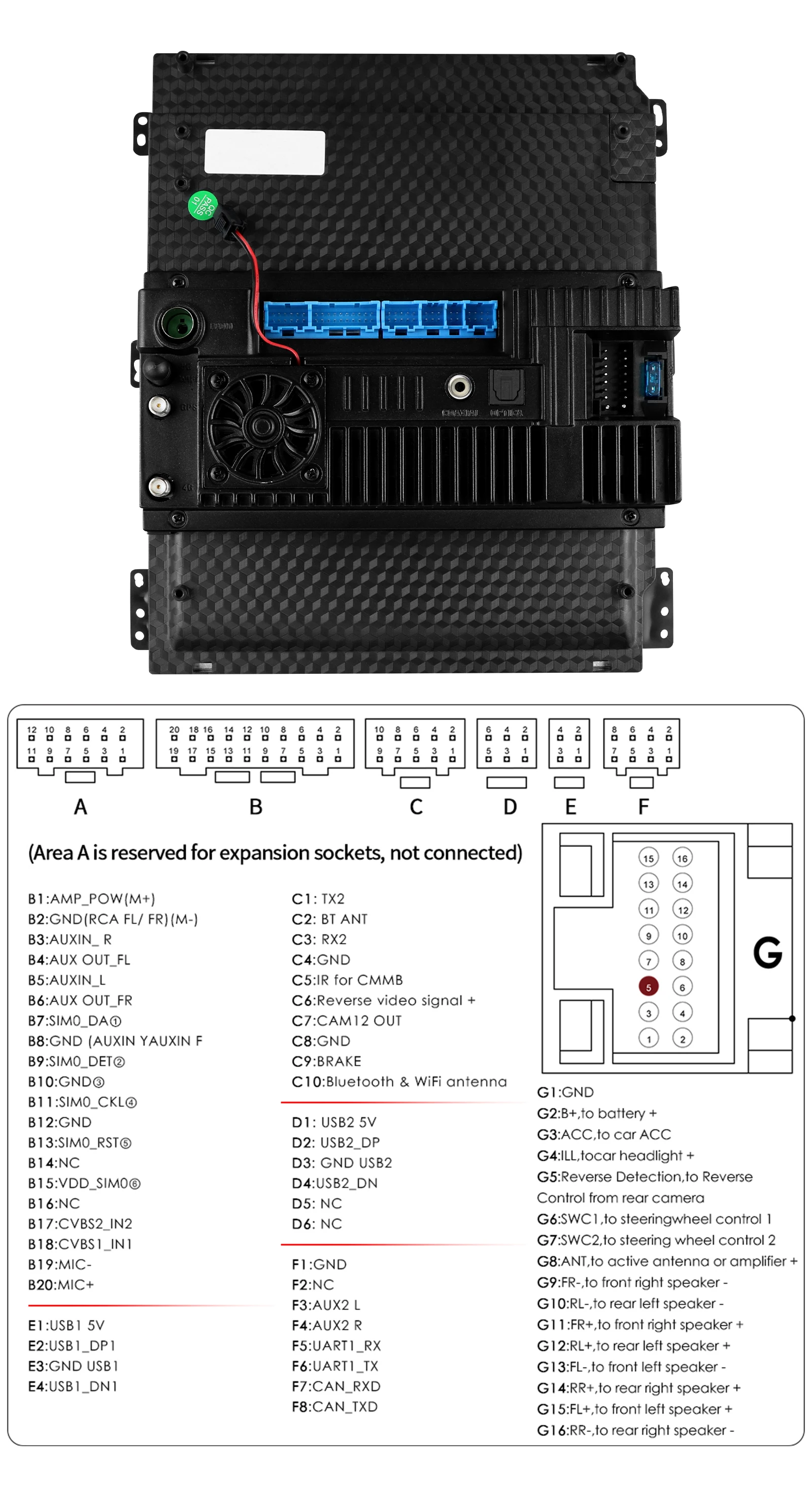 9,7" 2DIN Carplay Android Autoradio für Toyota Land Cruiser Prado 120 Lexus GX470 2002-2009 Multimedia 360° Kamera Intelligenter Bildschirm 7862 RDS DSP 4G Wifi BT Haupteinheit – Detail 39