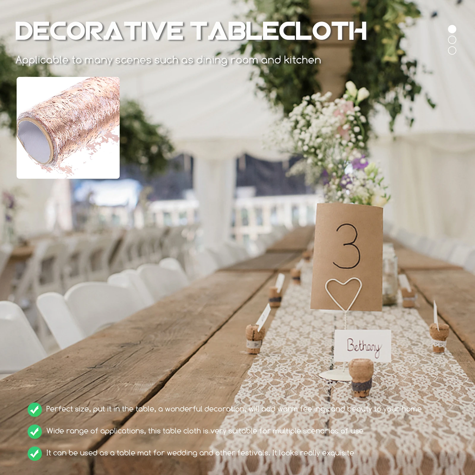 Mesh Table Runner Shiny Glitter Design Wedding Decorations Birthday Party Banquet Thanksgiving Christmas Bridal Shower Valentine