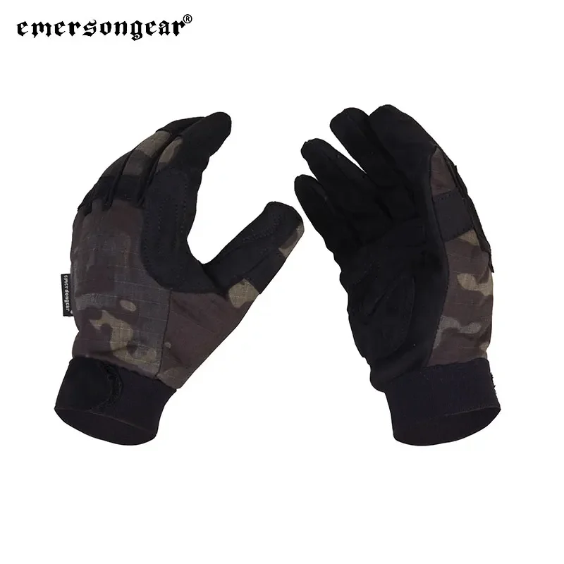 Emersongear Tactical Lightweight Camo Gloves Hunting Airsoft Combat Full Finger Hand Protective Handwear Camping Hiking EM8726