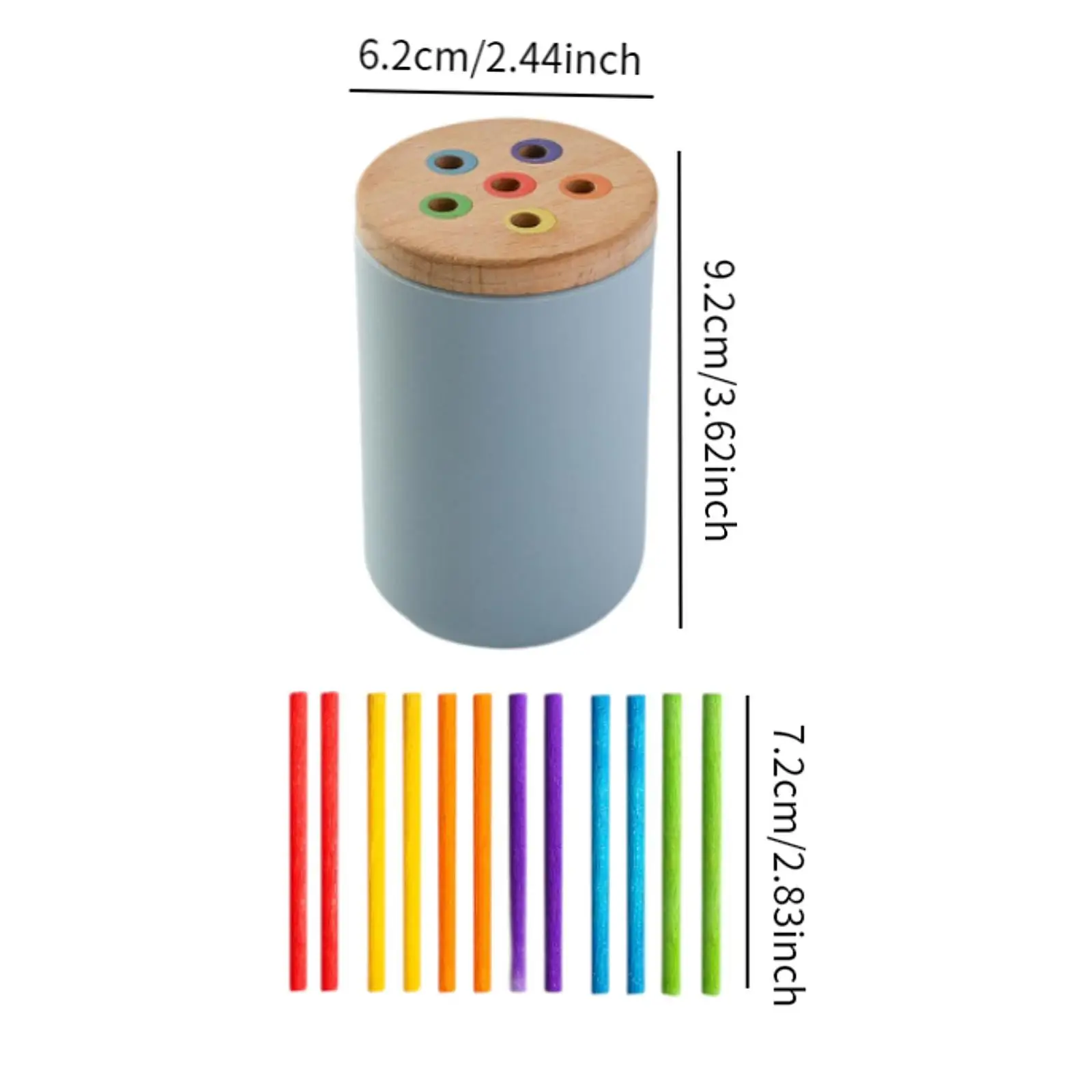 Houten kleurvorm sorteerspeelgoed Educatief speelgoedactiviteiten Houten vorm passend houten speelgoed voor kinderen Baby verjaardagscadeau