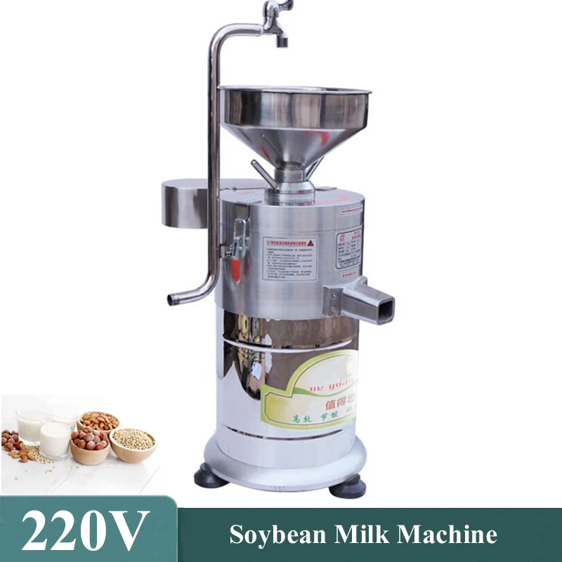 Commercial Soy Milk Machine Electric Slag Slurry Separation Soybean Milk Machine Stainless Steel Bean Curd Machine