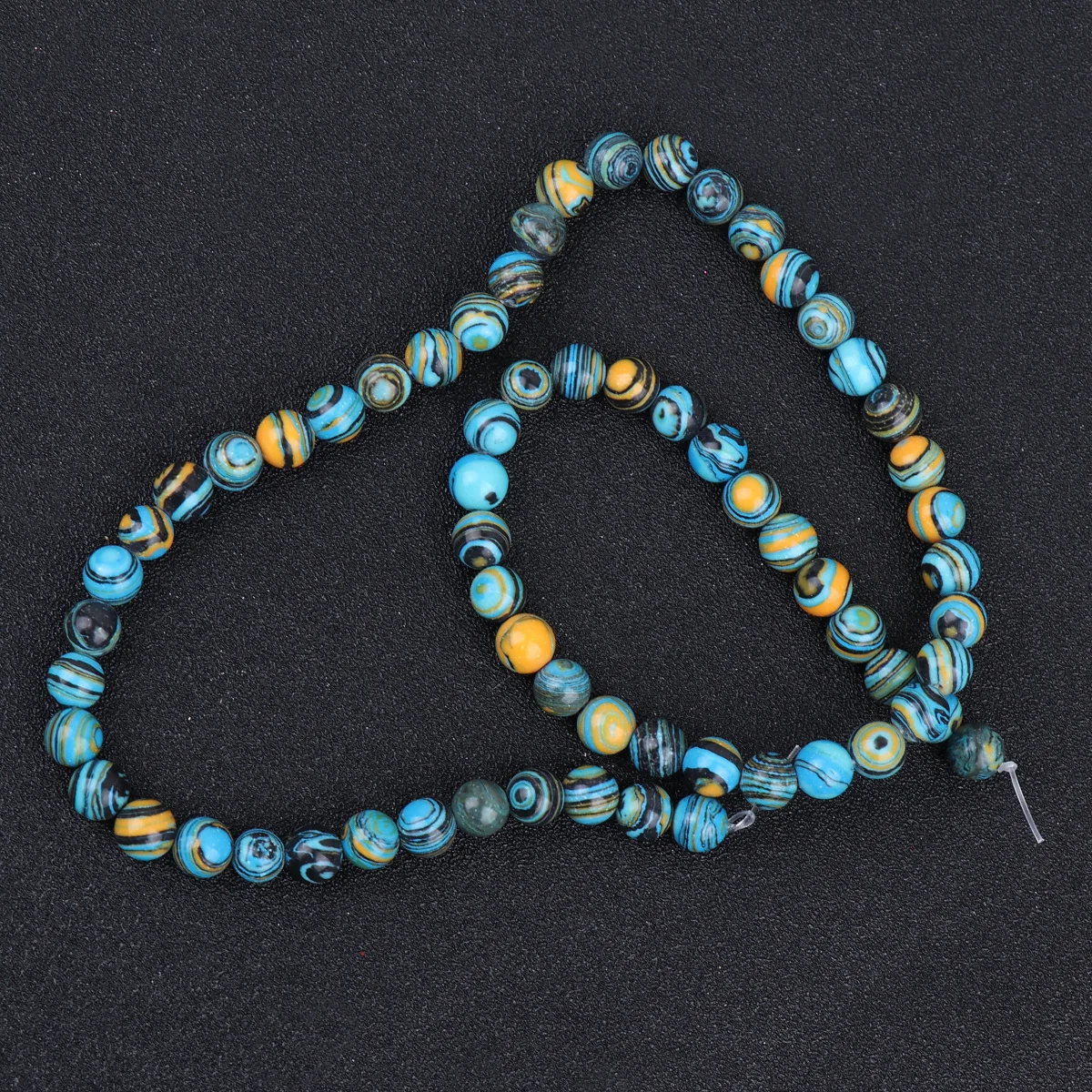 

62Pcs Malachite Beads Hard Material Fade Resistant DIY Jewelry Accessories for Necklace Bracelet Home Decor 6mm