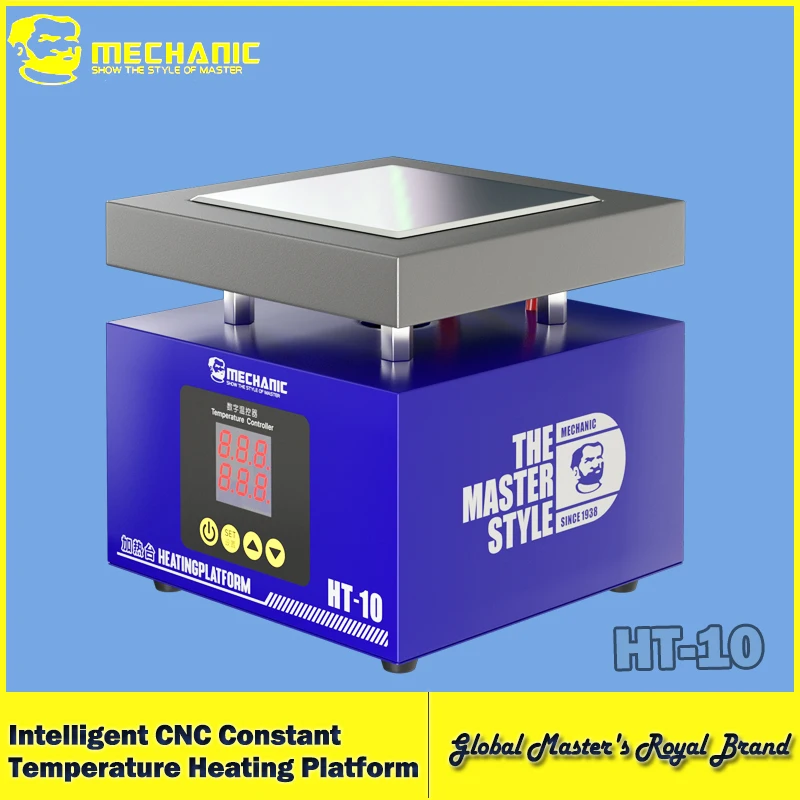 MECHANIC CNC HT-10 200W Constant Temperature Heating Table for Comuter Phone Screen Frame Removal PCB Board Preheating Platform