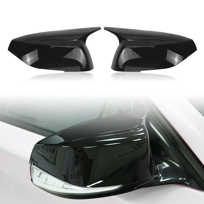 Direct for add On for M Style Rear View Mirror Cap Cover for Infiniti Q50 QX30 Q70 2014-2021 ABS Plastic Left Right Pair